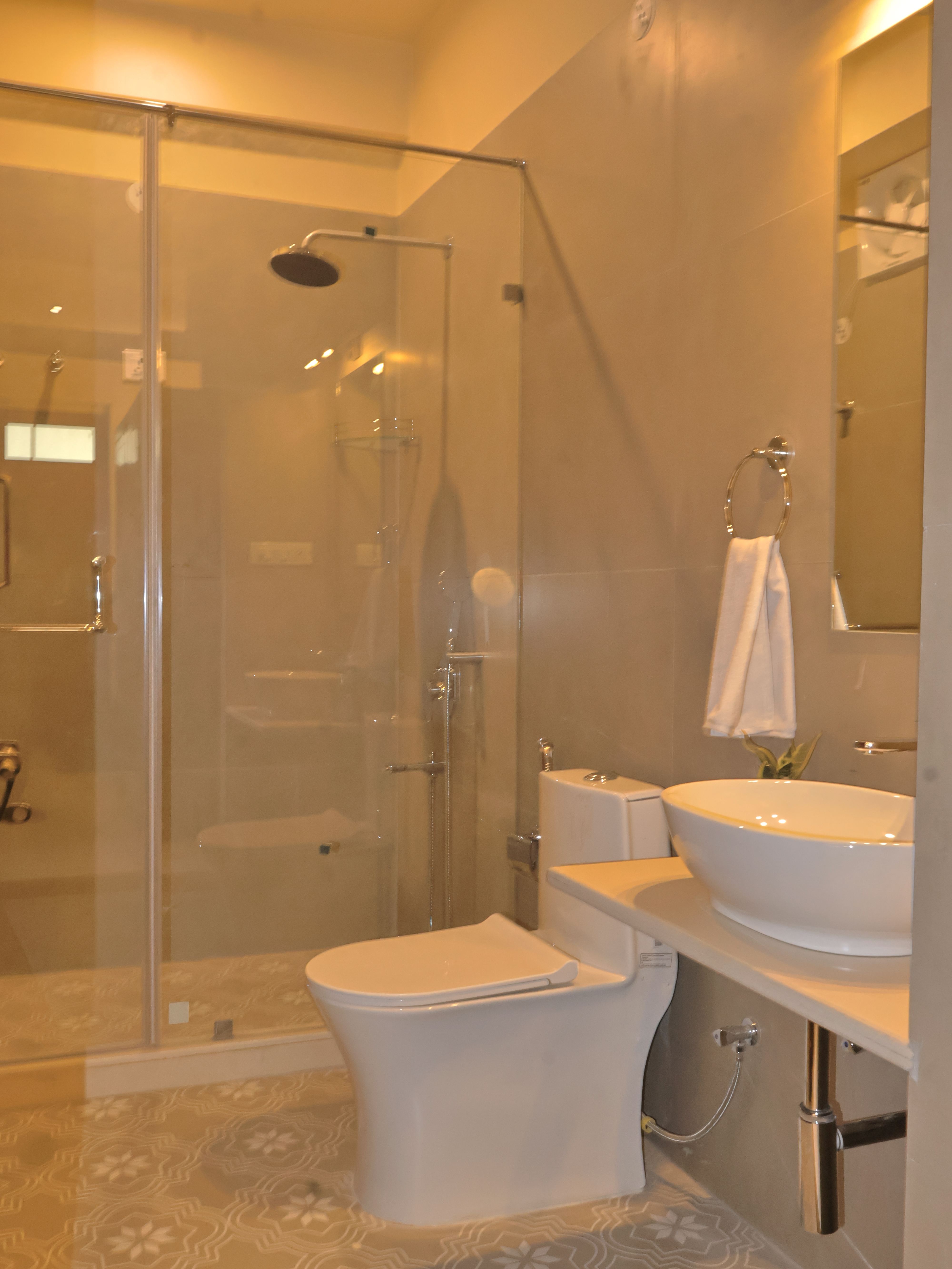Modern bathroom facilities